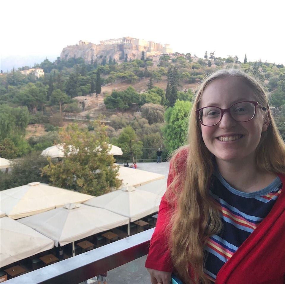 Beatrice G.C. ’22 on a trip to Greece