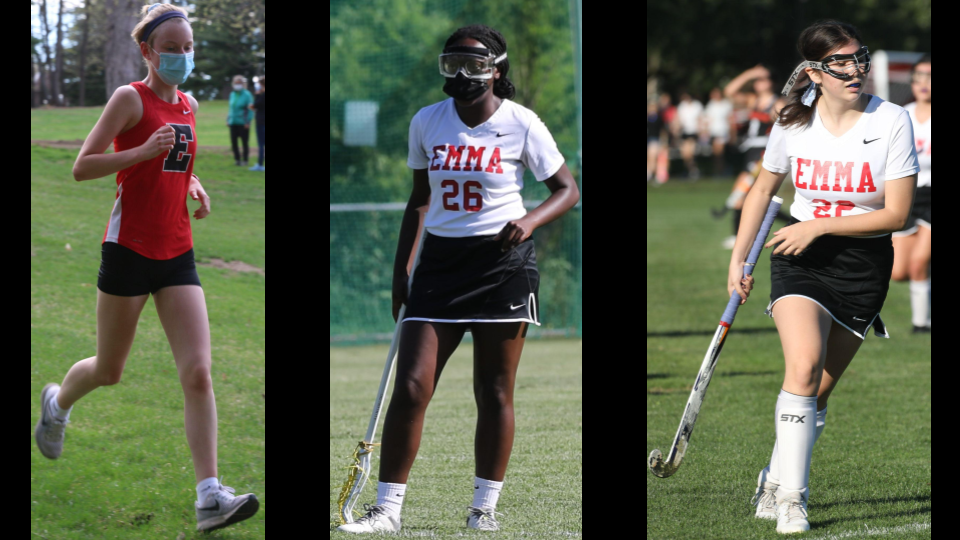 DIE HARDS: Louise A. ’22: Cross Country, Indoor Track and Field, Outdoor Track and Field | Mika F. ’22: Field Hockey, Indoor Track and Field, Lacrosse | Taylor S. ’22: Tennis, Field Hockey, Indoor Track and Field, Lacrosse, Outdoor Track and Field