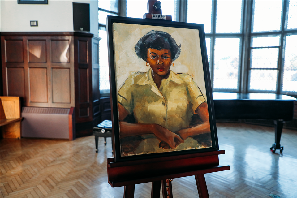 On February 1, 2022 we dedicated a portrait of Anne Spencer Thurman ’50, our first Black graduate.